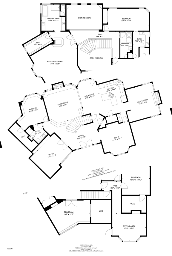 Floor Plans of 3038 Keystone